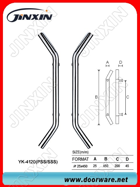 มือจับประตูกระจกห้องน้ำ(YK-4120)