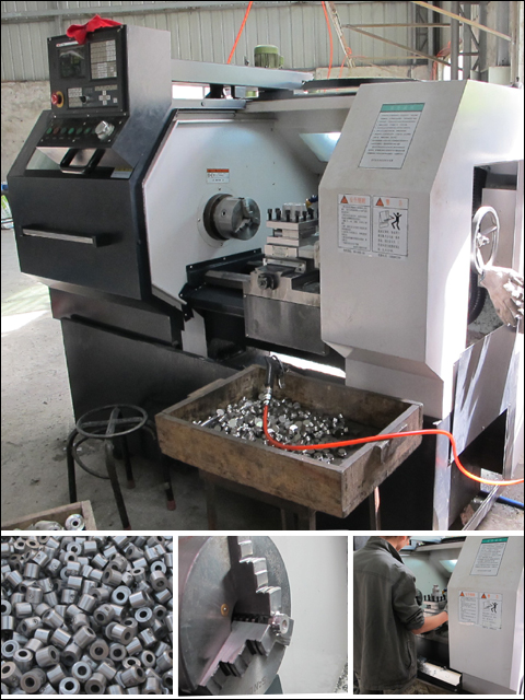 Automatic hydraulic lathe