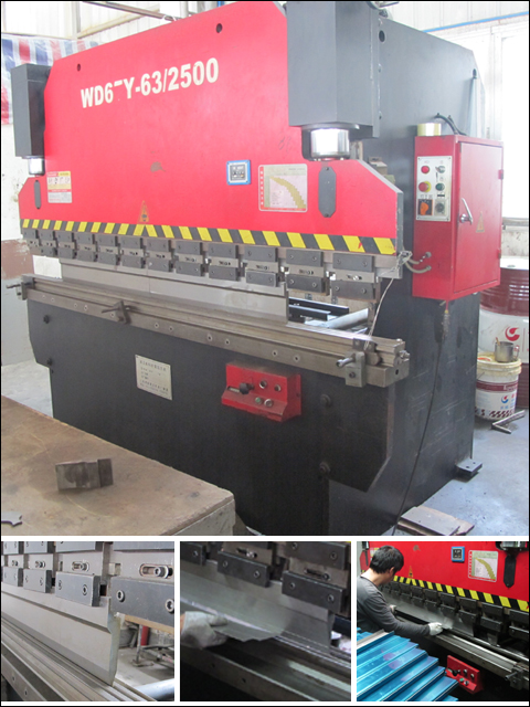 Hydraulic sheet metal bending machine