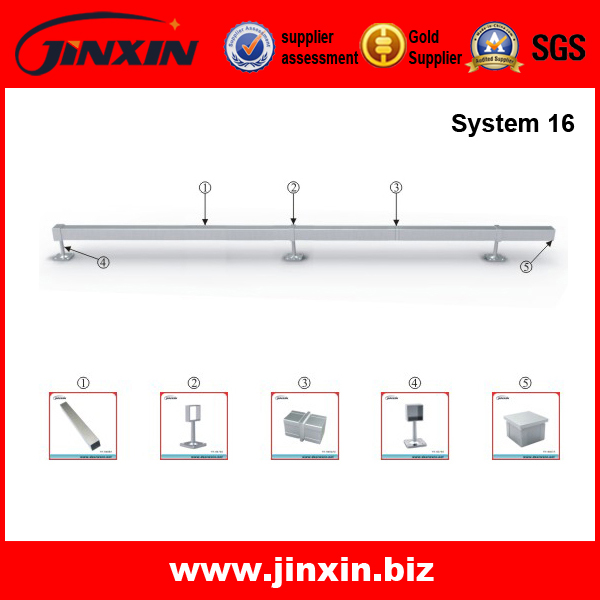 Square Pipe Guardrail System