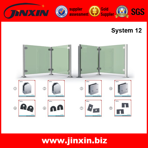 D/Sqaure Shape glass Clamp System