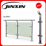 Hệ thống lan can inox - kính (YK-9059)